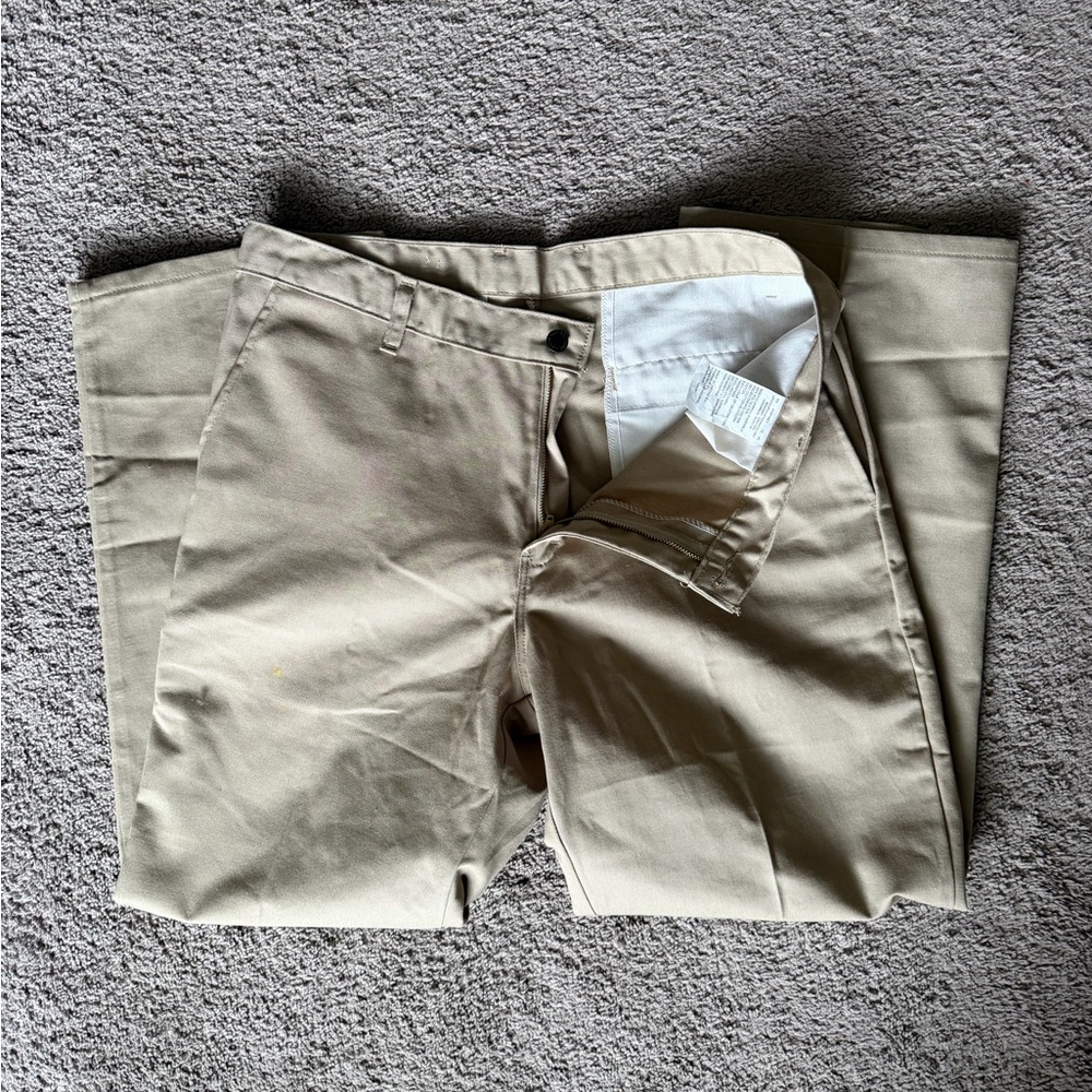 White and Tan dickies Pants